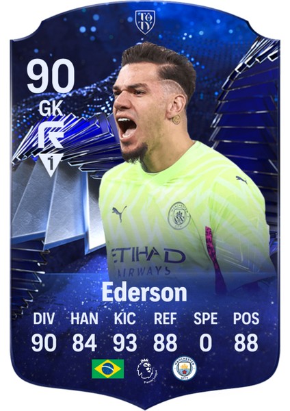Ederson M.city Duvar Dekor Poster 30X42 cm cm Çerçevesiz