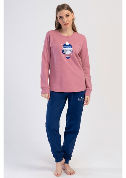 Kadın Uzun Kol Pijama Takım , 403020