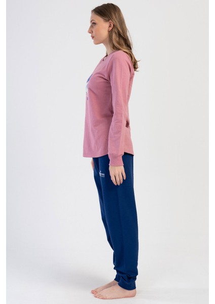 Kadın Uzun Kol Pijama Takım , 403020