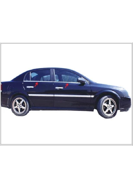 Ebal Oto Opel Vectra C Krom Cam Çıtası Seti 4 Parça 2002 Üzeri Paslanmaz Çelik