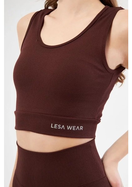 Fitilli Baskılı Crop - Bordo fırsatları