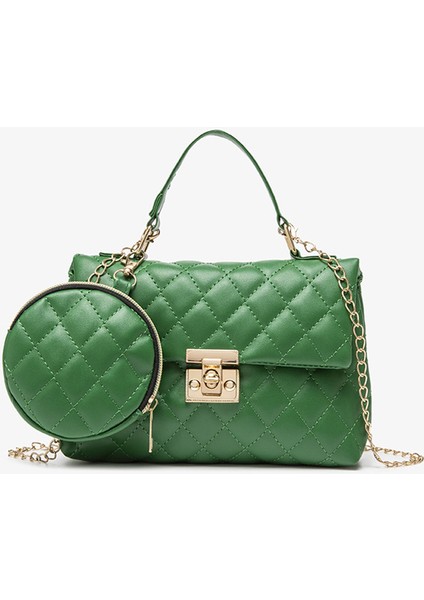 2'si 1 Arada Bayan Crossbody Çanta Moda Kadın Çantaları Deri Omuz Çantası Cüzdan (Yurt Dışından)