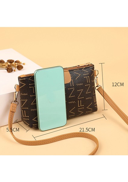 Kadınlar Küçük Crossbody Çanta Bayanlar Için Taşınabilir Messenger Çanta Deri Omuz Çantası Klasik El Çantaları (Yurt Dışından) indirimleri