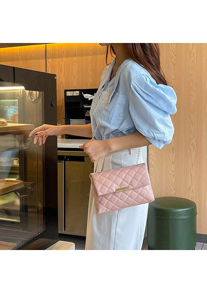 Kadınlar Omuz Çantası Baklava Dilimi Crossbody Çantalar Kızlar Için Zincir Sling Çanta (Yurt Dışından) modelleri