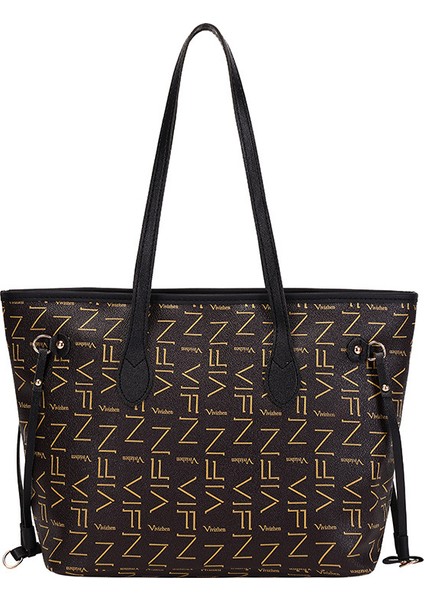 Bayan Tote Çanta Yüksek Kapasiteli Deri Kadın Omuz Çantası Moda Handbags (Yurt Dışından)