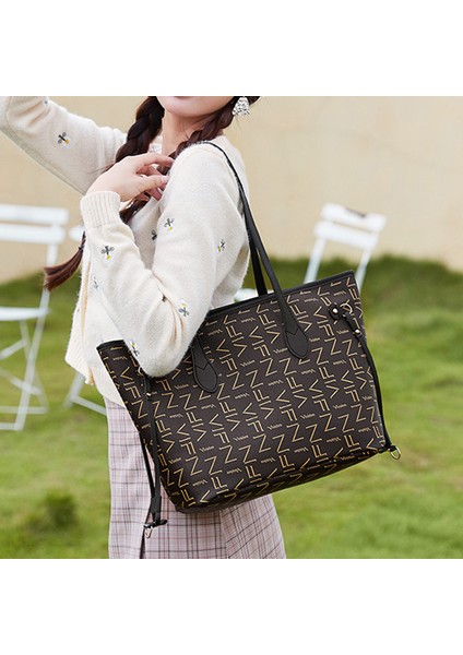 Bayan Tote Çanta Yüksek Kapasiteli Deri Kadın Omuz Çantası Moda Handbags (Yurt Dışından) fiyatları