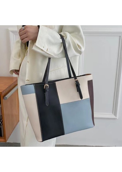 Bayan Tote Çanta Yüksek Kapasiteli Deri Kadın Omuz Çantası Moda Handbags (Yurt Dışından) modelleri