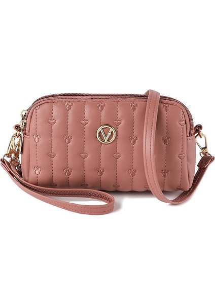Bayanlar Küçük Crossbody Çanta Kadın Deri Sling Çanta Çok Zip Omuz Çantası Moda Debriyaj (Yurt Dışından)