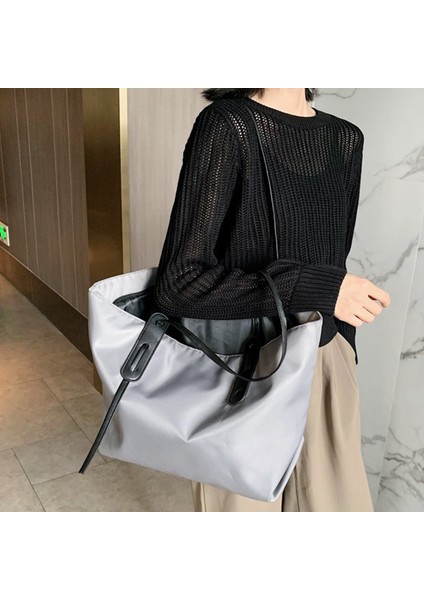 Bayan Tote Çanta Yüksek Kapasiteli Naylon Kadın Omuz Çantası Moda Handbags (Yurt Dışından) fiyatları