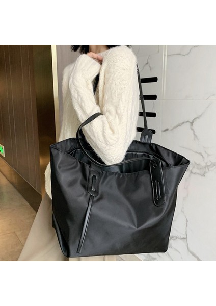Bayan Tote Çanta Yüksek Kapasiteli Naylon Kadın Omuz Çantası Moda Handbags (Yurt Dışından) fiyatları