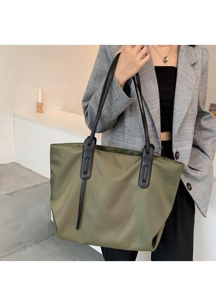 Bayan Tote Çanta Yüksek Kapasiteli Naylon Kadın Omuz Çantası Moda Handbags (Yurt Dışından) fiyatları