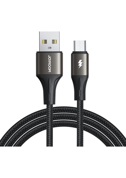 1.2m Işık Hızı Serisi 3A Usb A Mikro Hızlı Şarj Veri Kablosu Naylon Örgülü Kablo (Yurt Dışından)