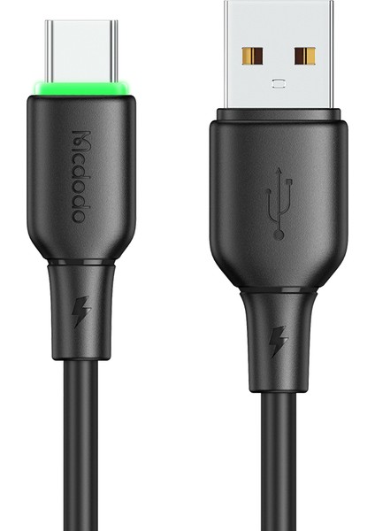 1 2 M Usb A'dan Type C'ye Şarj Kablosu 6A Silikon Veri Aktarım Kablosu (Yurt Dışından)