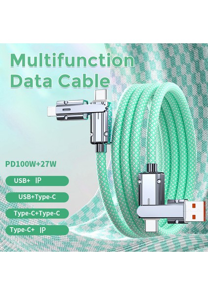 1 M Pd 27W Veri Kablosu Usb A Type C Type C Ip Şarj Kablosu (Yurt Dışından) fiyatları