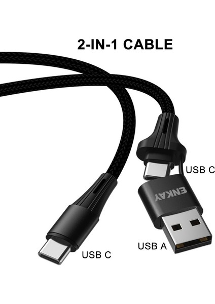 1m Pd 100W Usb A usb C Type C 5A Hızlı Şarj Kablosu Telefon Tablet Veri Kablosu (Yurt Dışından) fiyatları