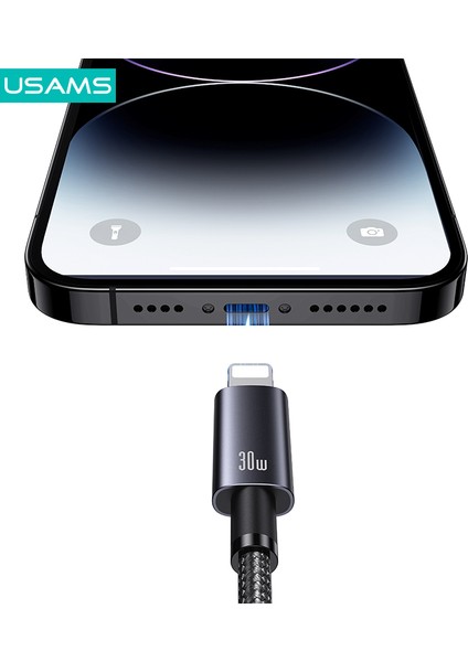 Sufeng Serisi 0 25M Tip C Paratoner Kablosu 30W Telefon Hızlı Şarj Veri Kablosu Kararmış (Yurt Dışından)