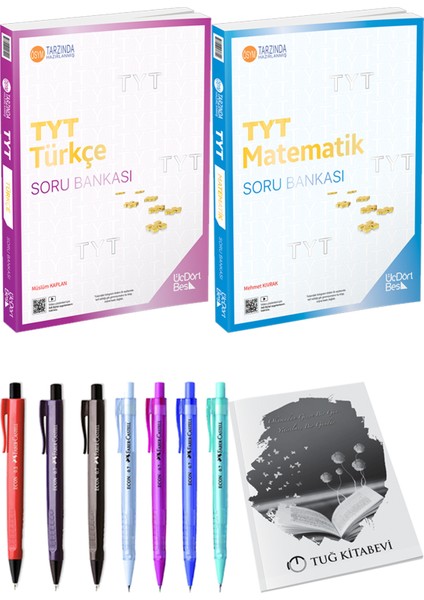 Tyt Türkçe Soru Bankası - Tyt Matematik Soru Bankası 2li Set