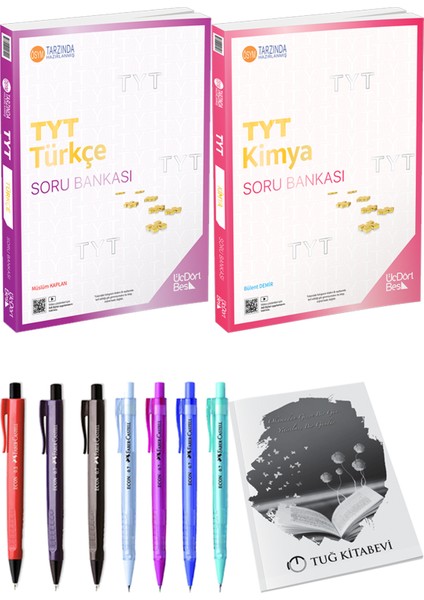 Tyt Türkçe Soru Bankası - Tyt Kimya Soru Bankası 2li Set