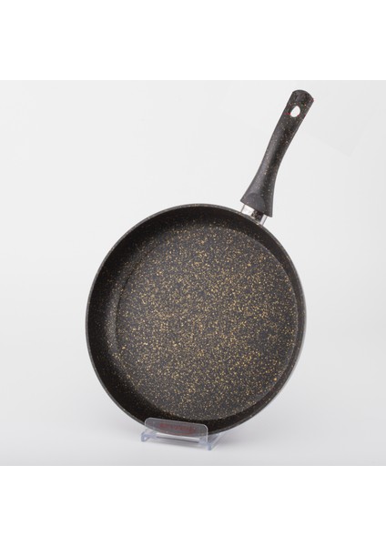 24 cm Gold Stone Ezme Seri Tava, Non-Stick Kızartma Tavası (Bakalit Kulplu)