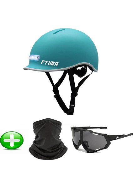 Mavi2 Tarzı M 54-58 Bisiklet Bisiklet Kaskı Aydınlatmalı Uyarı Işığı Kaskı Motorlu Bisiklet Bisiklet Mtb Yol Elektrikli Scooter Denge Arabası Casco Güvenlik Kapağı (Yurt Dışından)