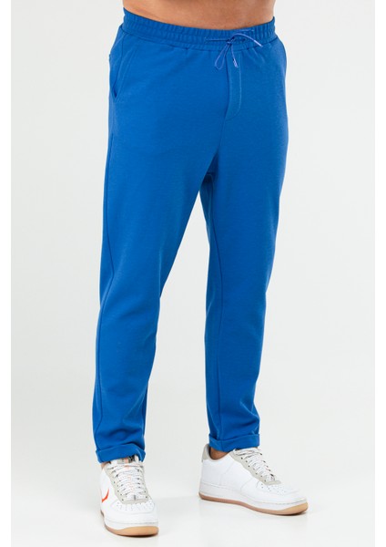 Sax Mavi Regular Pamuklu Erkek Spor Pantolon Xd0415