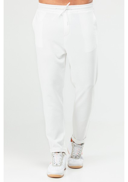 Ekru Regular Pamuklu Erkek Spor Pantolon Xd0415
