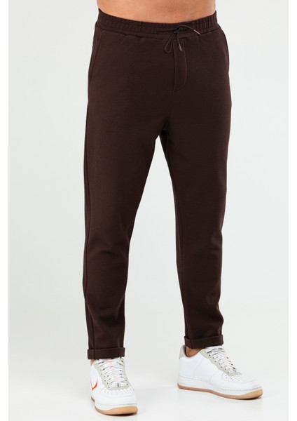 Kahverengi Regular Pamuklu Erkek Spor Pantolon Xd0415 modelleri