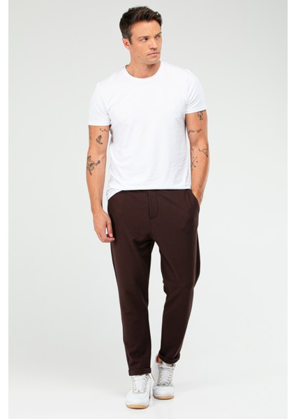 Kahverengi Regular Pamuklu Erkek Spor Pantolon Xd0415 indirimleri