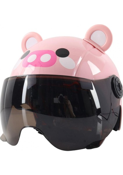 Pembe 1 Stili A Çocuklar Için Profesyonel Dış Koruyucu Kask Bisiklet Kaskı - Abs Şok Emici Zarif Desenli Çocuk Koruyucu Kask (Yurt Dışından)