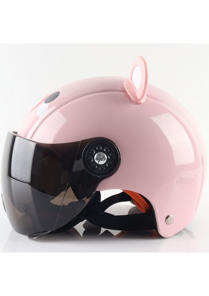 Pembe 1 Stili A Çocuklar Için Profesyonel Dış Koruyucu Kask Bisiklet Kaskı - Abs Şok Emici Zarif Desenli Çocuk Koruyucu Kask (Yurt Dışından)