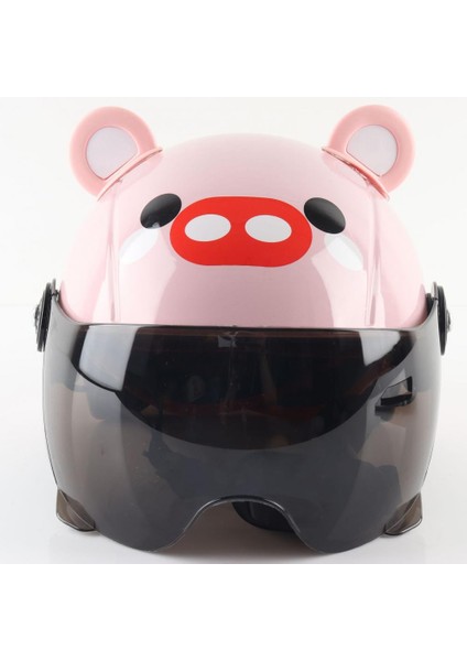 Pembe 1 Stili A Çocuklar Için Profesyonel Dış Koruyucu Kask Bisiklet Kaskı - Abs Şok Emici Zarif Desenli Çocuk Koruyucu Kask (Yurt Dışından)