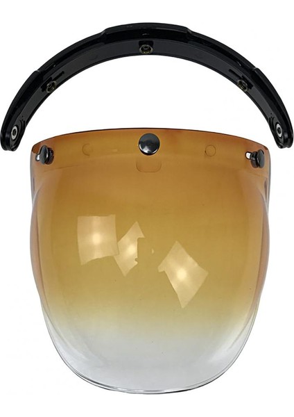 No.8 Tarzı Kask Camı Açık Yüz Motosiklet Kaskı Yüz Koruyucu Açık Yüz Motosiklet Kaskı Kabarcık Yüz Kalkanı Bisiklet Kaskı Yüz Koruyucu (Yurt Dışından)