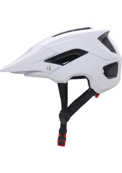 Beyaz Stil U 58-62CM Mtb Bisiklet Kaskı Dağ Bisikleti Bisiklet Kaskı Güneşlik ile Erkek Kadın Için Bisiklet Kaskı Cascos (Yurt Dışından)