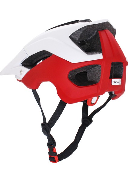 Beyaz Stil U 58-62CM Mtb Bisiklet Kaskı Dağ Bisikleti Bisiklet Kaskı Güneşlik ile Erkek Kadın Için Bisiklet Kaskı Cascos (Yurt Dışından)
