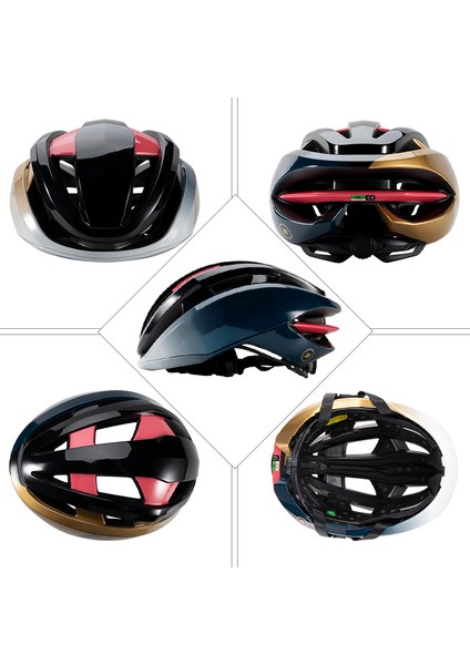 No.1 Stili E 54-61CM Ultrahafif Bisiklet Kaskı Yol Eps Entegre Kalıplı Unisex Mtb Dağ Bisikleti Kaskı (Yurt Dışından)