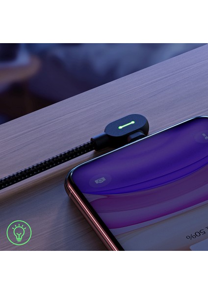 Düğme Serisi 1.2m Usb-C Erkek-Lightning 8pin Erkek Pd Şarj Kablosu, iPhone iPad Ipod için LED Gösterge Işığı ile (Yurt Dışından)