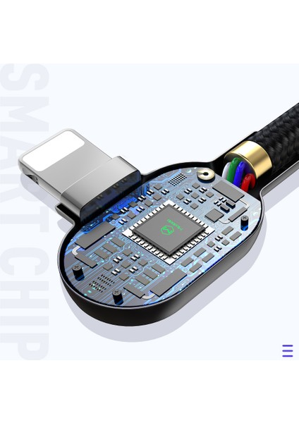 Düğme Serisi 1.2m Usb-C Erkek-Lightning 8pin Erkek Pd Şarj Kablosu, iPhone iPad Ipod için LED Gösterge Işığı ile (Yurt Dışından)