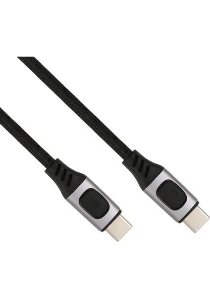 IPhone 15 Serisi için 100 W 5A Tip-C Erkek-Tip-C Erkek Pd Hızlı Şarj Kablosu 1.5 M Örgülü Veri Şarj Kablosu Huawei için (Yurt Dışından)