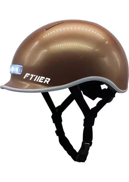 Siyah Stil 58-62 Bisiklet Bisiklet Kaskı Aydınlatmalı Uyarı Işığı Kaskı Motorlu Bisiklet Bisiklet Mtb Yol Elektrikli Scooter Denge Arabası Casco Güvenlik Kapağı (Yurt Dışından)