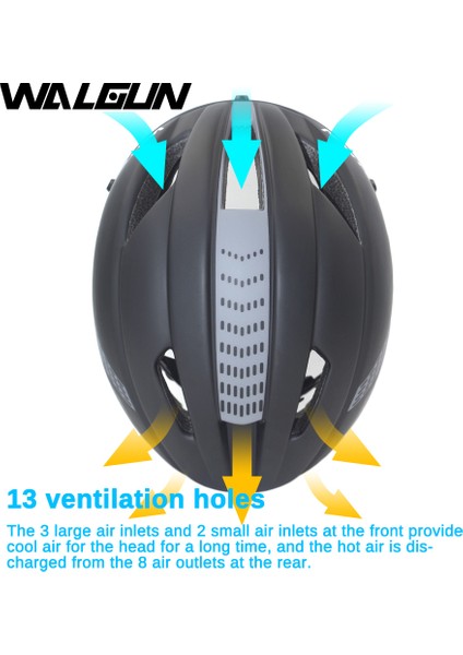 Renk 5 Stili E 54-58CM Walgun Aero Bisiklet Kaskı Yol Bisiklet Kaskları Lens Gözlük Şemsiye Zaman Deneme Tt Triatlon Bisiklet Kaskı Erkek Kadın Güvenlik Kaskı (Yurt Dışından) indirimleri