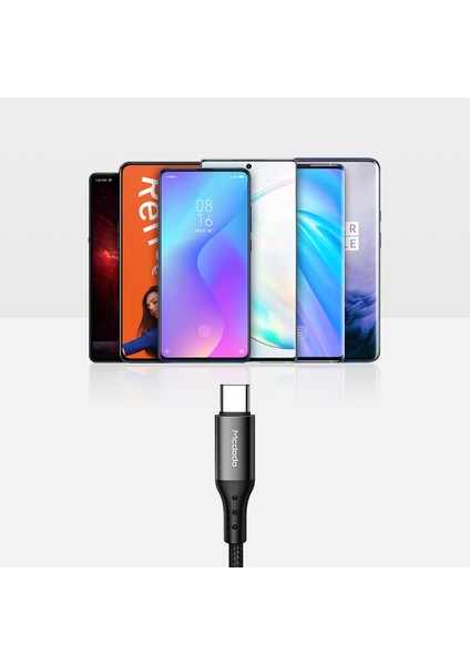 iPhone 15 Serisi için 1.5m 5A Naylon Örgülü Tip-C USB Şarj Kablosu Kablosu Samsung Huawei Xiaomi için (Yurt Dışından) indirimleri