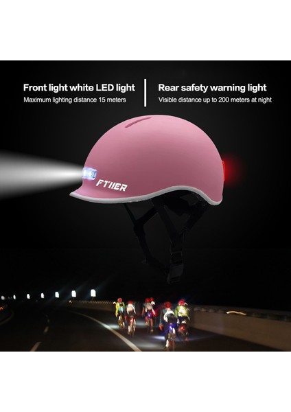 Gri Tarzı U 56-61CM Mtb Sürüşü LED Işıklı Yarış Yolu Bisiklet Kaskı Erkek ve Kadınlar Için Açık Sporlar Profesyonel Bisiklet Kaskı Bicicleta USB Şarjlı (Yurt Dışından)