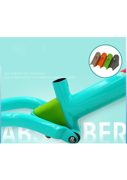 Turuncu Tarzı Denge Bisikleti Kaydırıcı Bisiklet Tamir Parçası Yüksek Şok Emici (Yurt Dışından) modelleri