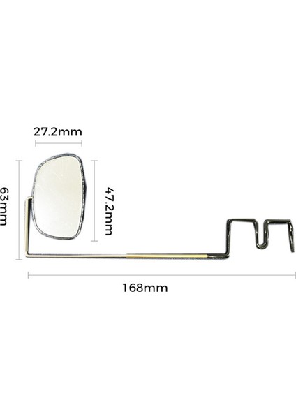 Yeni Aksesuar Ev Aynaları Parçaları Taşınabilir Dikiz Paslanmaz Çelik Güneş Gözlüğü 360° Dönüş Ayarlanabilir Bisiklet Gözlüğü (Yurt Dışından) modelleri