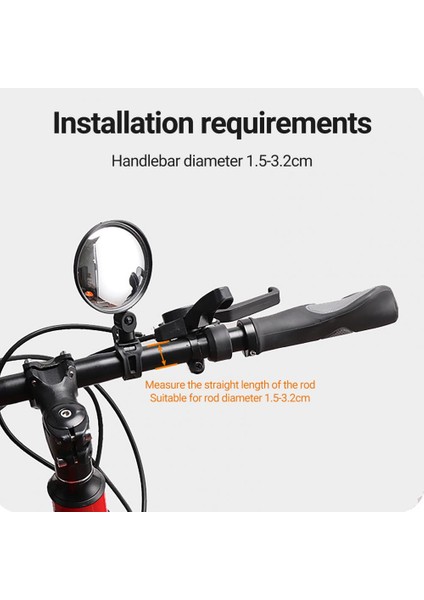 Siyah Stil 1 Adet Bisiklet Arka Görüş Aynası Katlanabilir 360 Derece Dönebilen Konveks Akrilik Mtb Yol Bisikleti Direksiyon Aynası Bicicleta Aksesuarları (Yurt Dışından) modelleri