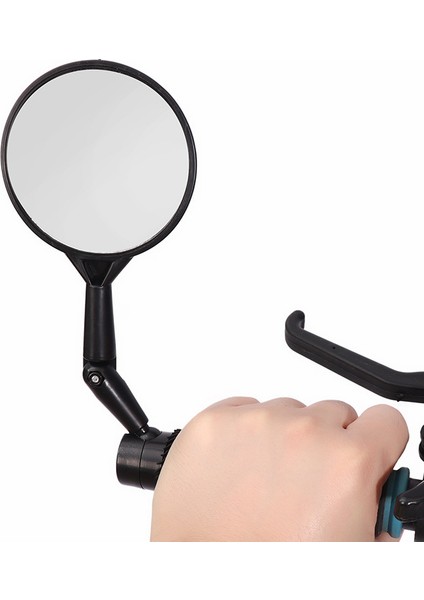 No.1 Stili Dağ Bisikleti Aksesuarları Universal Ayarlanabilir Dönebilen Geniş Açılı Mtb Yol Bisikleti Ayna Silikon Jel Bisiklet Gidon Arka Görünüm Aynaları (Yurt Dışından)