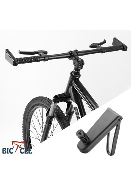 Siyah Stil 360 Derece Dönebilen Bisiklet Arka Görüş Aynası Bisiklet Arka Görüş Aynası Mtb Bisiklet Aynası Katlanabilir Direksiyon Ayna (Yurt Dışından)