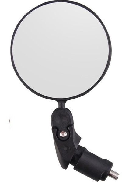 Siyah Stil Bisiklet 1 Adet Ayna Evrensel Sol Sağ Montaj Akrilik Konveks Veya Düz Lens Arka Görüş Aynası Reflektör Açısı Ayarlanabilir (Yurt Dışından)