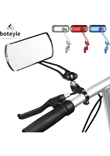 Kırmızı Stil 360° Esnek Dönebilen Bisiklet Arka Görüş Aynası Alüminyum Alaşımlı Ayarlanabilir Bisiklet Aksesuarları Için Mtb Bisiklet Motosiklet (Yurt Dışından) fırsatları