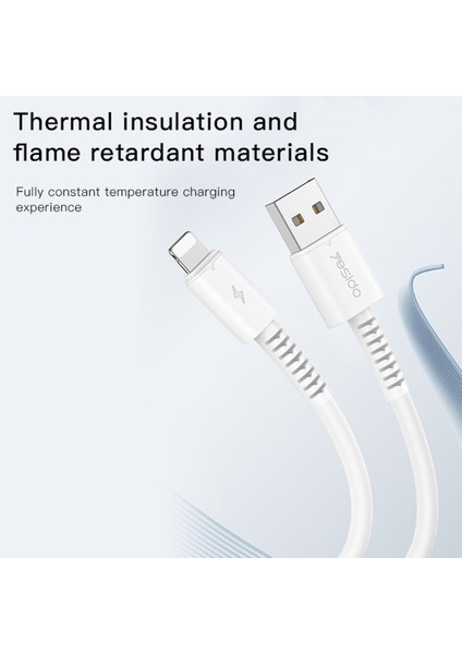 Iphone, iPad için Pvc USB Şarj Kablosu Usb'den Lightning'e Veri Kablosu (Yurt Dışından) fiyatları